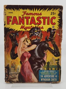 Famous Fantastic Mysteries Pulp Magazine - June 1950 - Lovecraft - GGA Cover - Picture 1 of 3