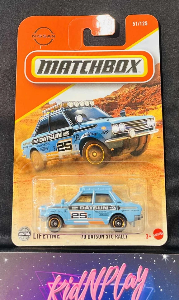 MATCHBOX MAINLINE - 1970 DATSUN 510 RALLY - Image 1 of 1