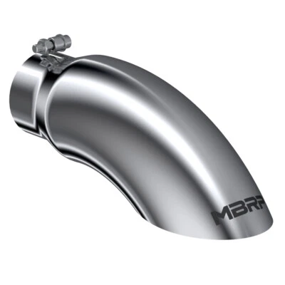 MBRP T5086 Stainless Steel Turn Down Single Wall 4 inch Universal Exhaust Tip - Image 1 of 3