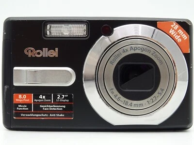 Rollei RCP-8427XW Digitalkamera - Schwarz - Defekt -Vom Händler- - Bild 1 von 4