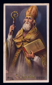 santino - Heilige Karte"" Aufl. AR Serie Nr.Z/105 S.AGOSTINO - Bild 1 von 1
