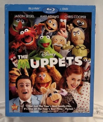 The Muppets (Two-Disc Blu-ray/DVD Combo) with Slipcover  - Imagem 1 de 4