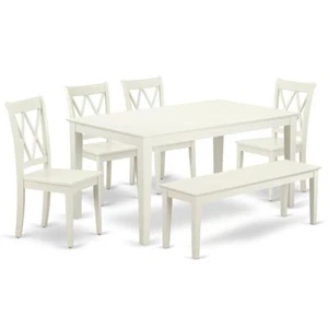 Dining Room Set Linen White, CACL6-LWH-W - Picture 1 of 4