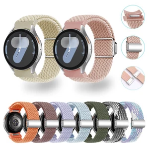 Magnetic Woven Nylon Strap Elastic Band For Samsung Galaxy Watch 4 5 6 7 40/44mm - Picture 1 of 99