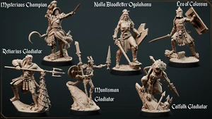 3D Printed - Resin - Fantasy - Miniatures - 16 - Picture 1 of 1