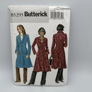 Butterick B5295 BB 8-10-12-14 Misses Below Knee Length Coats Lined New Uncut - Foto 1 di 2