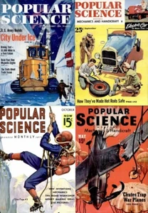 1071 Old Issues of Popular Science Magazine (1872-1963) Volumes 1-7 on 7 DVDs - Imagen 1 de 24