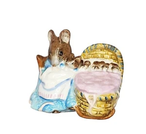 Vintage Hunca Munca Beatrix Potter Figure Beswick, Figurine England - Picture 1 of 8