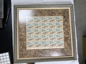 Framed #1448-51 National Parks Centennial Full Sheet of 100, Cape Hatteras #SH - Picture 1 of 6