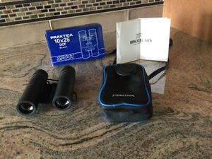 Praktica 10 x 25 DCF Black Sport Compact Binoculars - Picture 1 of 2