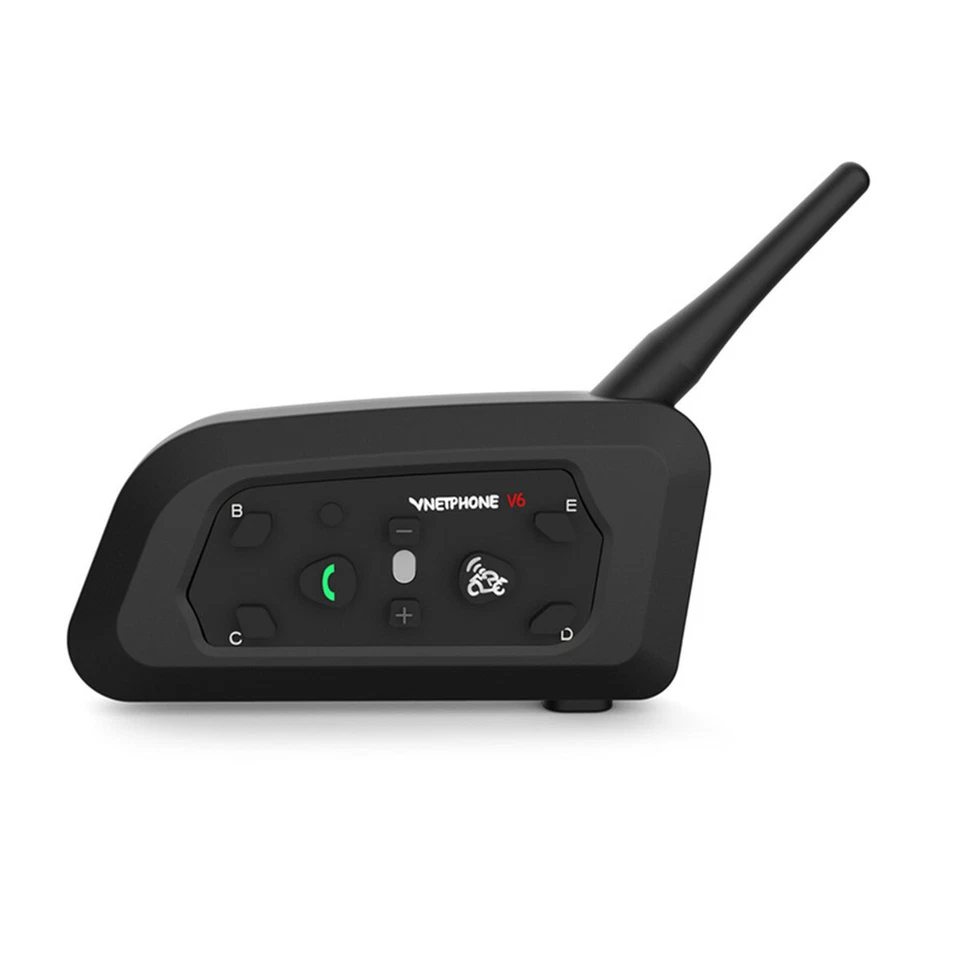 Bluetooth Intercom Interphone Headset Helmet Bicycle Motorcycle Parts Waterproof - Image 1 of 4