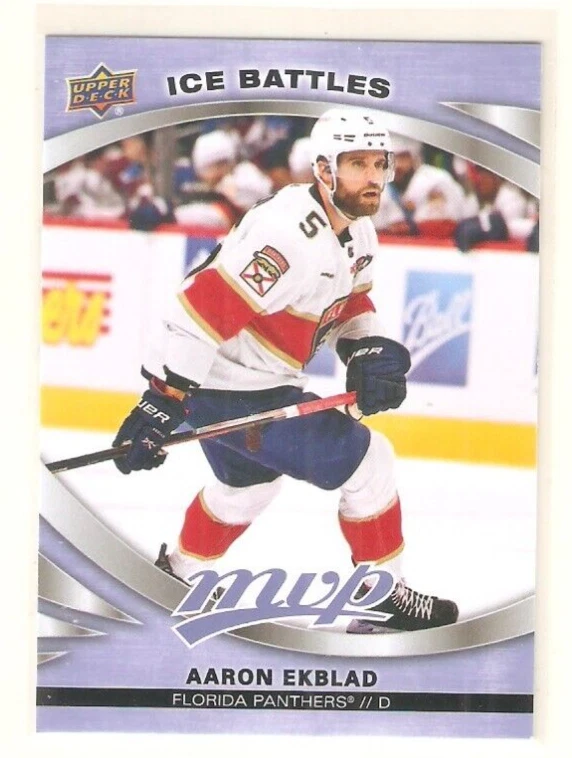 Aaron Ekblad 2023-24 UD MVP Ice Battles Parallel #202 Panthers - Image 1 of 1