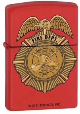 Encendedor Zippo - Red Fire Dept. Insignia - ZCI007284 Foto 1 de 4