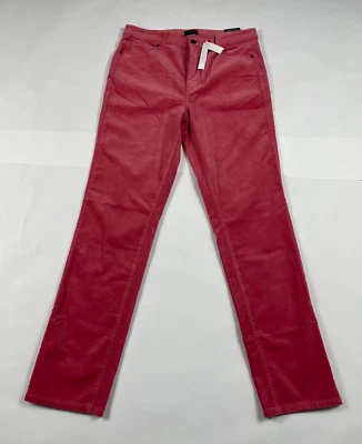 Pantalones para mujer Talbots pana pierna recta talla 10 rosa elástico #266 Foto 1 de 4