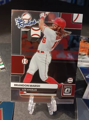Brandon Marsh #TR-8 The Rookies 2022 Donruss Optic Baseball Los Angeles Angels  - Image 1 of 2