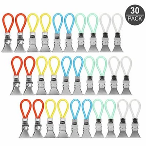 MWOOT Porta Asciugamani, 30 Pacco Clips per Strofinacci,Clip per Appendere Tessu - Foto 1 di 1