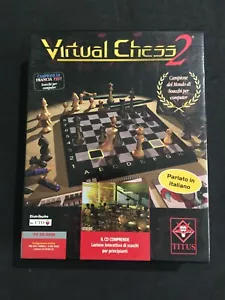 VIRTUAL CHESS 2 PC BIG BOX CD ROM ITALIEN USAGE - Bild 1 von 9