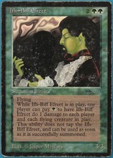 Ifh-Biff Efreet Arabian Nights HEAVILY PLD Green Rare CARD (248099) ABUGames