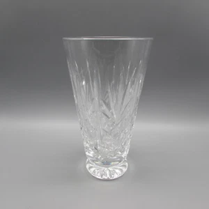 Waterford Fine Cut Irish Crystal "FAN & SPIKE" 8" Flower Vase - Picture 1 of 5