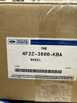 Ford 4F2Z-3600-KBA Med Cuero Pedernal Oscuro Dirección Whl 2004-07 Ford Freestar Nuevo de Lote Antiguo Foto 1 de 4