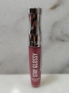 1-Rimmel Stay Glossy Lip Gloss #160 Stay My Rose Pink 0.18 Fl Oz  - Picture 1 of 4