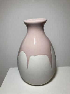 Маленькая розовая белая капельная ваза Isaac Mizrahi Loves XO Sienna - Изображение 1 из 3