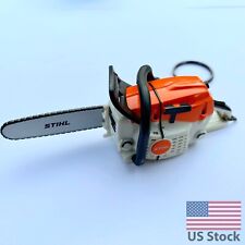 Stihl Chainsaw Key Ring Keychain Battery Operated with Saw Sound