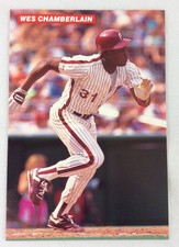1991 Philadelphia Phillies Medford Photo Card-Wes Chamberlain 