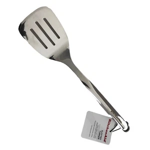Nuevo Turner ranurado KitchenAid de lujo pesado de acero inoxidable de 14 pulgadas - Imagen 1 de 6