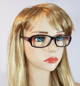 Lunettes de vue ANNA SUI AS549 montures optiques rectangulaires rose violet p... - Imagen 1 de 12
