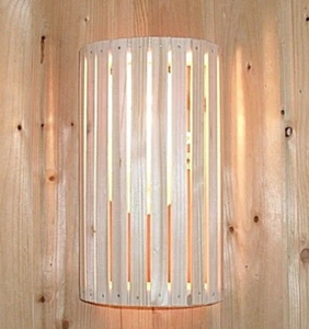 Pantalla de lámpara pantalla de madera lámpara de sauna sauna - Imagen 1 de 10