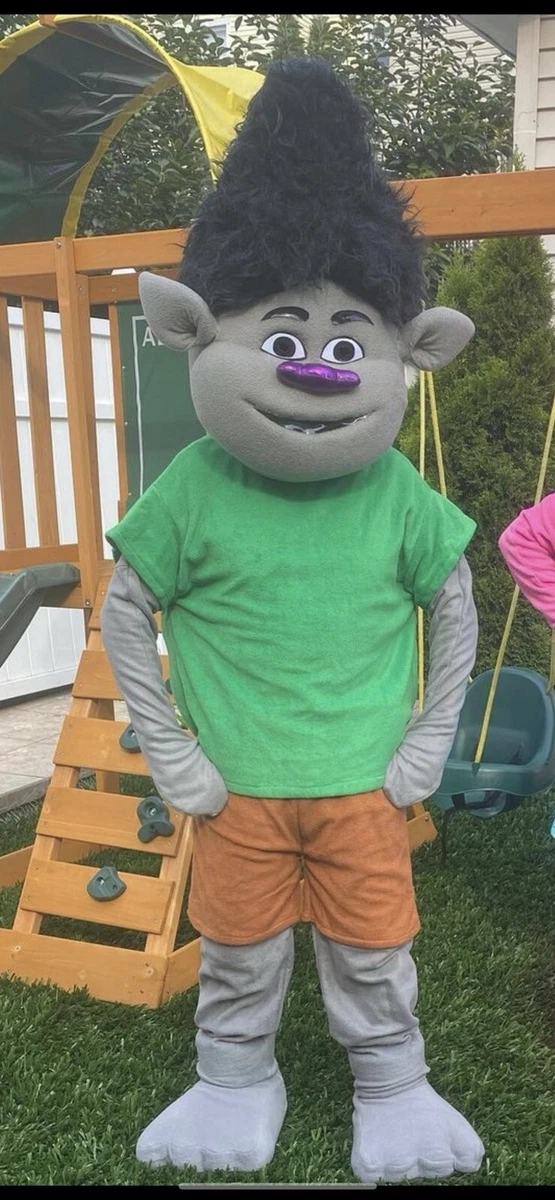 Kids Cloud Guy Trolls Costume - Plush Tunic With Shirt, Pants & Gloves