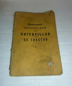 Libro de referencia para militares de tractor Caterpillar D8 vintage M-2 - Imagen 1 de 4