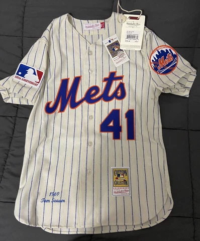 AUTHENTIC Mitchell and Ness Tom Seaver 1969 Mets Jersey - Size Men’s Small 36 Cover