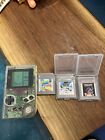 Original Gameboy 1989 Clear With Games Bundle 