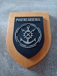 Marine Arsenal - Wappen - Auf Holz - Marine - Kiel - Bild 1 von 5