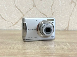 Canon PowerShot A480 Ai AF Digital Camera 10.0 Megapixel 3.3x Optical Zoom - Picture 1 of 11