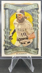 2024 Allen & Ginter CHARLIE BLACKMON #CS-32 Cycle Succession SSP 1:145 Packs NM+ - Picture 1 of 2