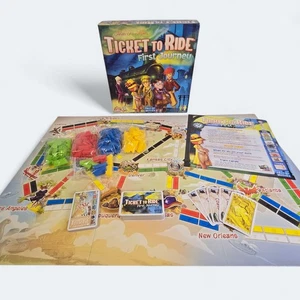 Ticket to Ride First Journey 2016 Days of Wonder Board Game EUC **COMPLETE** - Picture 1 of 8