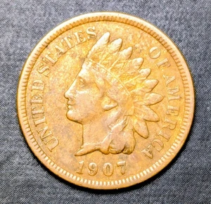 1907/1907 RPD Indian Head Cent - Picture 1 of 6