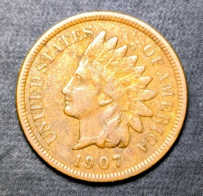 1907/1907 RPD Indian Head Cent - Image 1 of 4