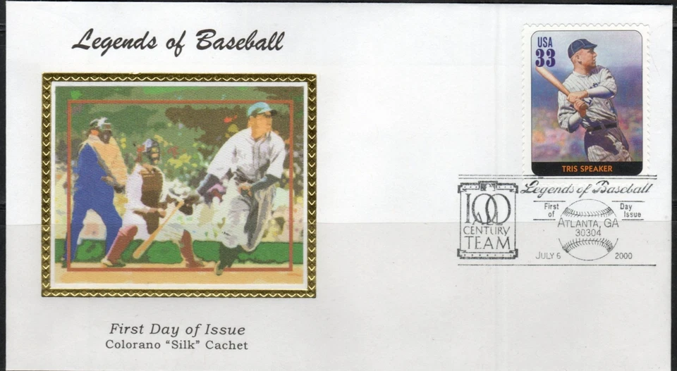 US Scott #3408l "Legends of Baseball" unaddressed FDC - Image 1 of 1