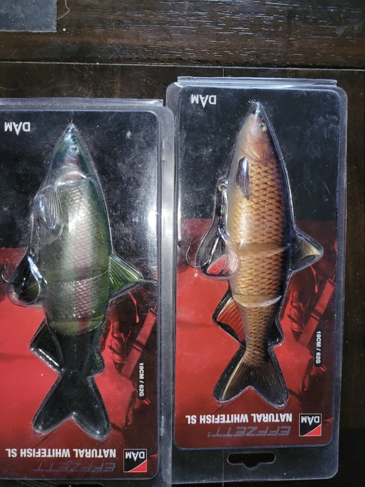 2xDAM Effzett Natural Whitefish SL 18cm 62g Rainbow Trout/Chub - Bild 1 von 4