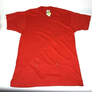 Camiseta De Colección Fruit of the Loom Puntada Única Bolsillo Rojo Grande EE. UU. NUEVA WARD’S - Imagen 1 de 19