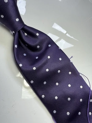 NUEVO CON ETIQUETAS VERSO 9 MULTICOLOR LUNARES ESTILO ESTAMPADO SEDA DISEÑOS CORBATA Y PAÑUELO Foto 1 de 4