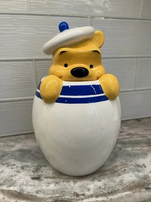 Tarro de galletas Disney Winnie The Pooh Bear Peek A Boo bote con grietas Foto 1 de 4