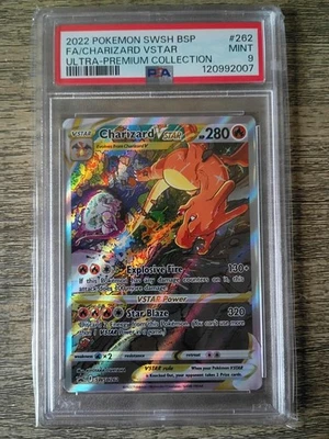Charizard VSTAR SWSH262 SWSH: Sword & Shield Pokemon Promo Card PSA 9 - Image 1 of 2