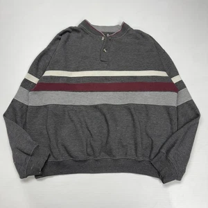 De Colección JC Penney Hombres Polo Cuello Redondo L Gris EE. UU. Juegos Olímpicos Sudadera Deportiva a Rayas - Imagen 1 de 10