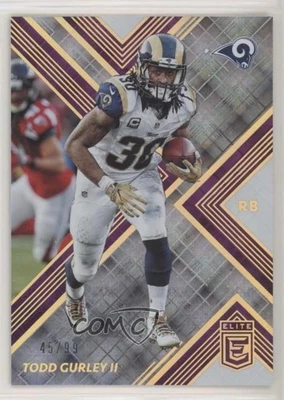 2017 Donruss Elite Purple /99 Todd Gurley II #56 - Image 1 of 2