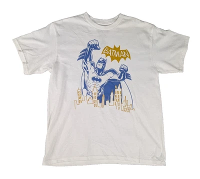 Batman | DC Comics | White | Mens | Graphic T-Shirt | YL - Image 1 of 4